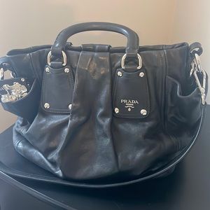 Vintage leather Prada purse